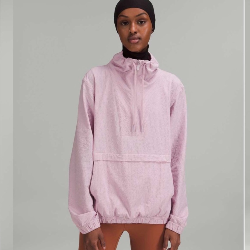Lululemon‎ Pack Light Pullover *Packable Dusty Rose Sz 10